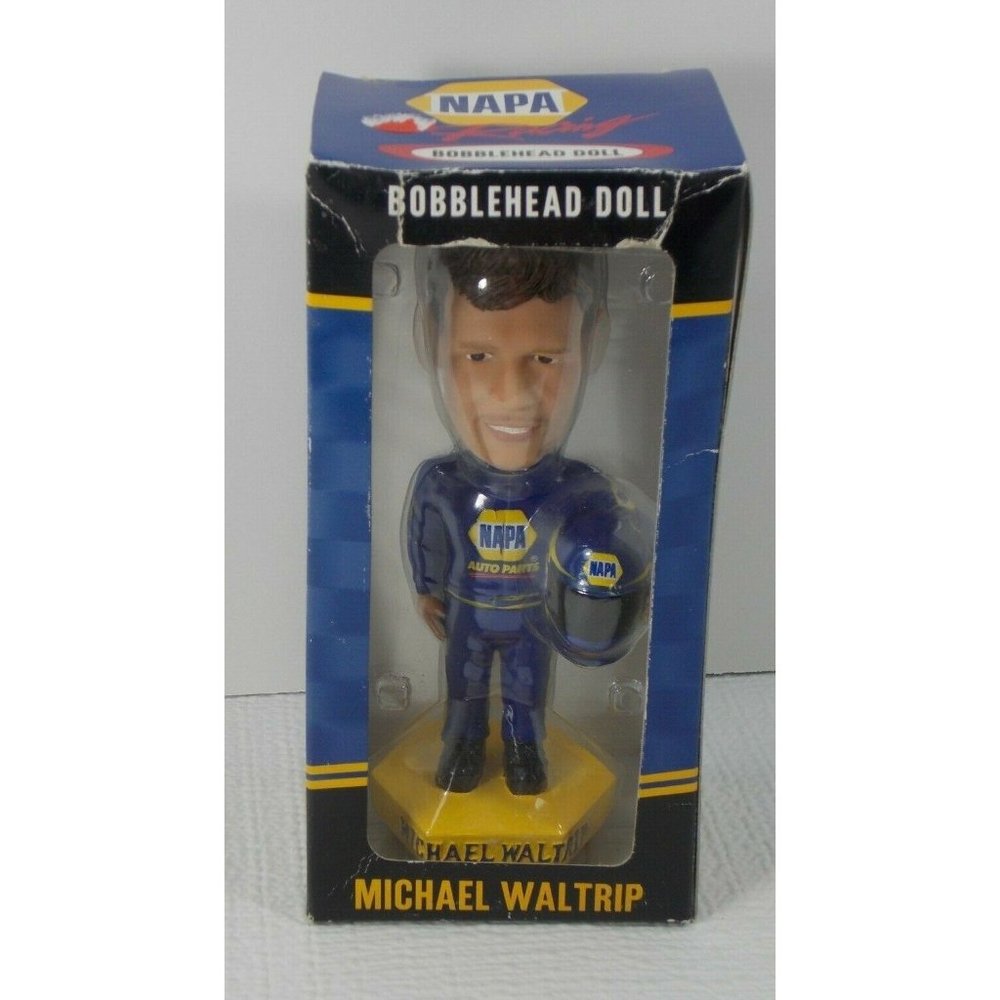 Michael Waltrip Bobblehead Doll NAPA Racing Pennzoil NASCAR NIB Bobble Head NEW